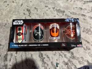 Star Wars 4-Piece 16oz Glass Set by Zak Designs